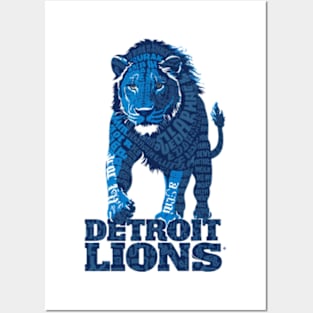 Detroit Lions Posters and Art